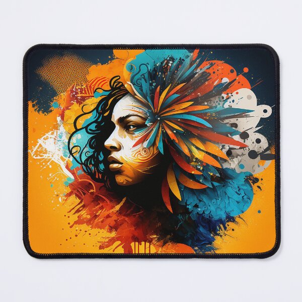 Item preview, Latino Inspired Abstract 5 - Vibrant Design on Redbubble designed and sold by RuizCreative.