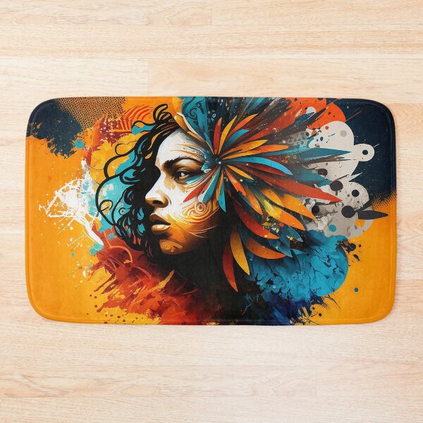 Item preview, Latino Inspired Abstract 5 - Vibrant Design on Redbubble designed and sold by RuizCreative.
