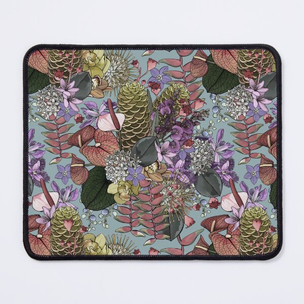 Item preview, Australian Vintage Tropical Summer Wildflowers designed and sold by Sketchbook Designs.