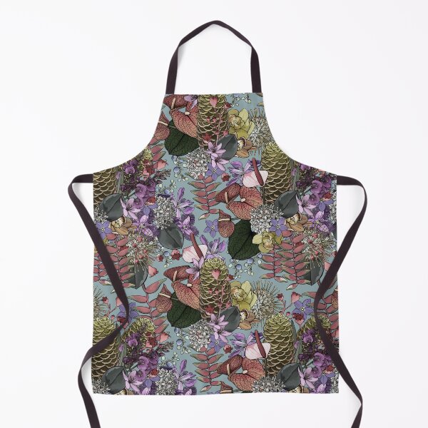 Item preview, Australian Vintage Tropical Summer Wildflowers designed and sold by Sketchbook Designs.
