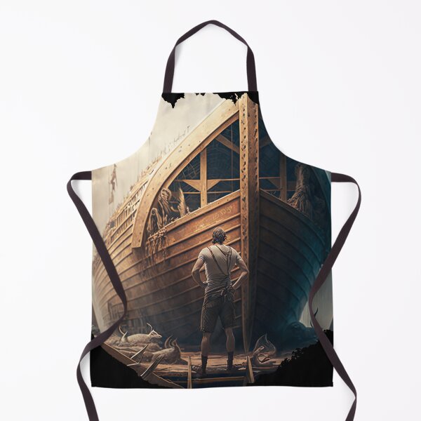 Item preview, Noah standing Infront of the Ark designed and sold by ThroughHisGrace.