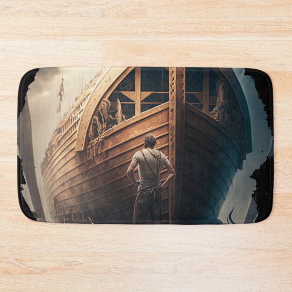 Item preview, Noah standing Infront of the Ark designed and sold by ThroughHisGrace.