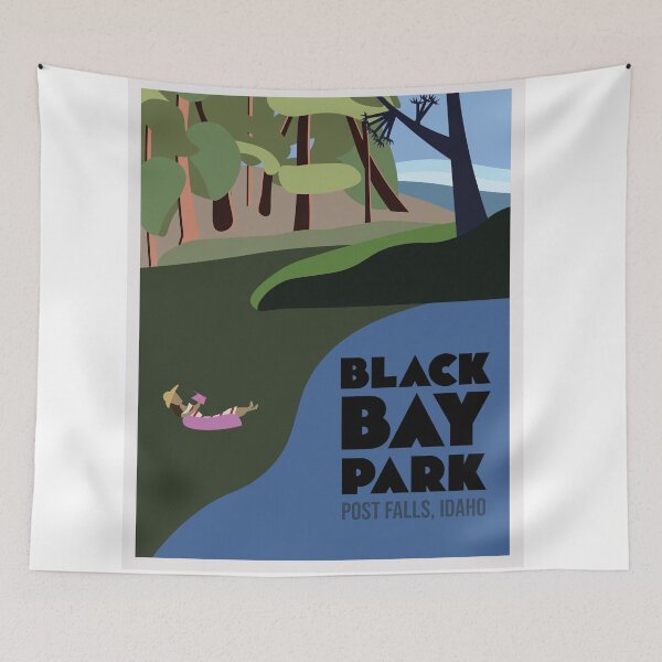 Item preview, Black Bay Park, Post Falls designed and sold by kind-fish.