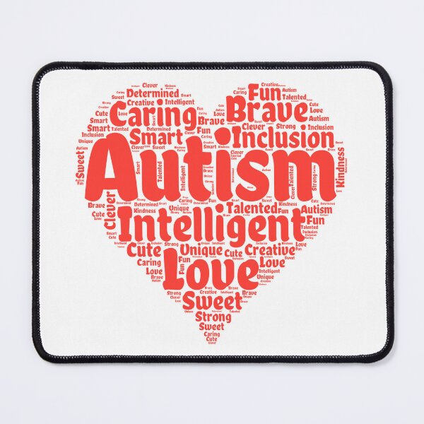 Item preview, Autism Valentines Day Word Art designed and sold by BeansHotTees.