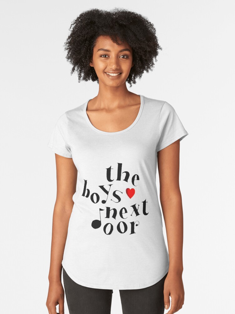 Boys Next Door Heart Logo Women S Premium T Shirt By Alienhexfriend