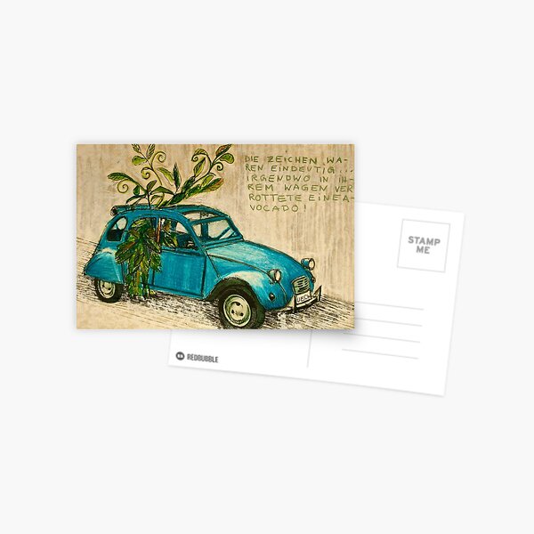My old car ! Postcard