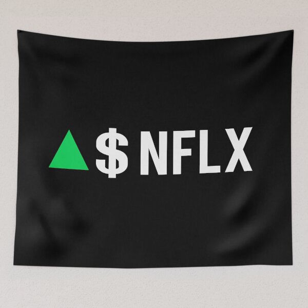 Item preview, NFLX Stock Ticker - And $ Dollar Sign designed and sold by Grimwear Co..