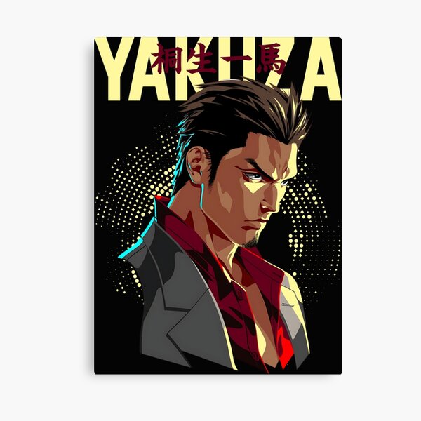 Ryu Ga Gotoku Yakuza Kazuma Kiryu Baka Mitai Painting on Vinyl 