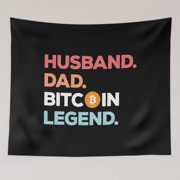 Item preview, Husband Dad Bitcoin Legend designed and sold by Supra Designs.