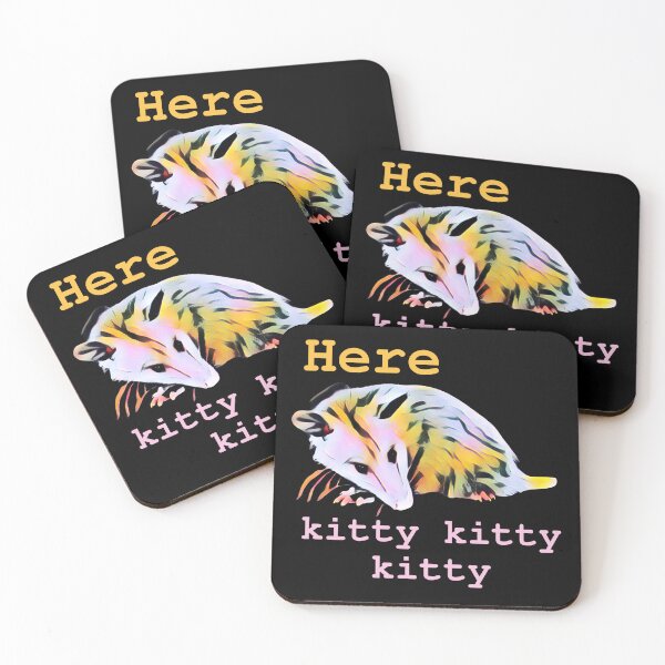 Artikelvorschau, Hier Miezekatze-Miezekatze-Miezekatze - Opossum-Stimmung entworfen und verkauft von EvergreenWhimsy.