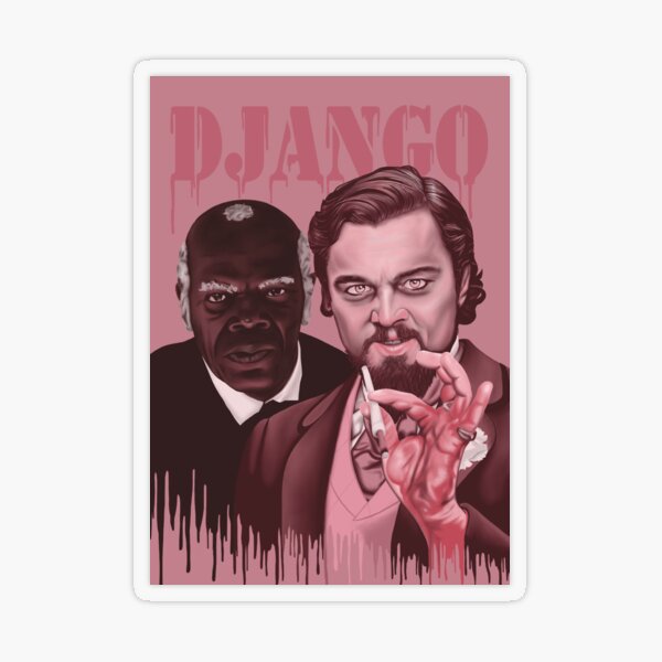 Django Unchained Transparent Sticker