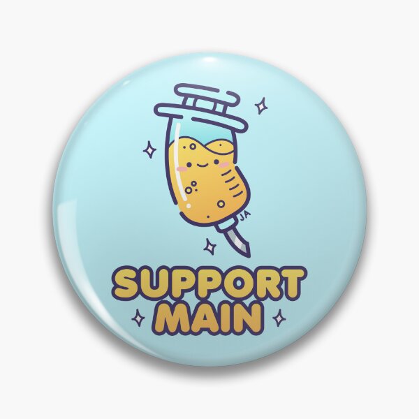 Item preview, Support Main Gamer Cute Cartoon Syringe designed and sold by JessicaAmber.