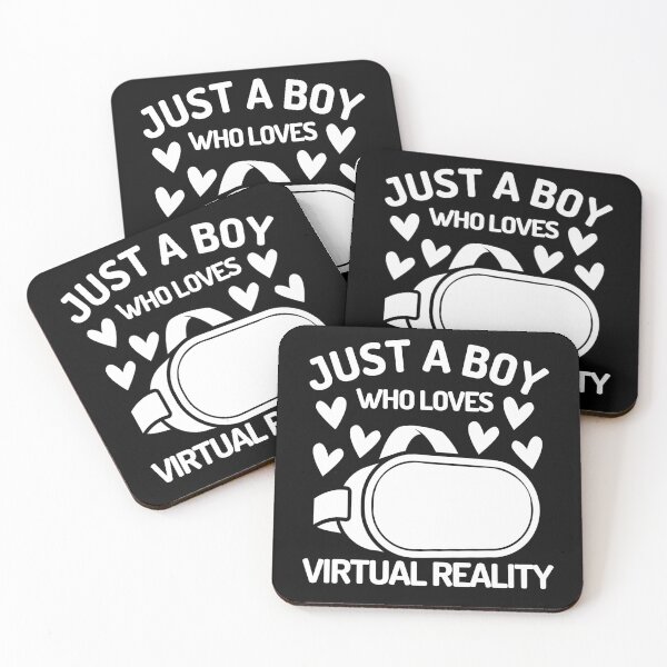 Item preview, Just A Boy That Loves Virtual Reality Cool Kids Headset Gift For Son VR Lovers designed and sold by DadJokeDescript.