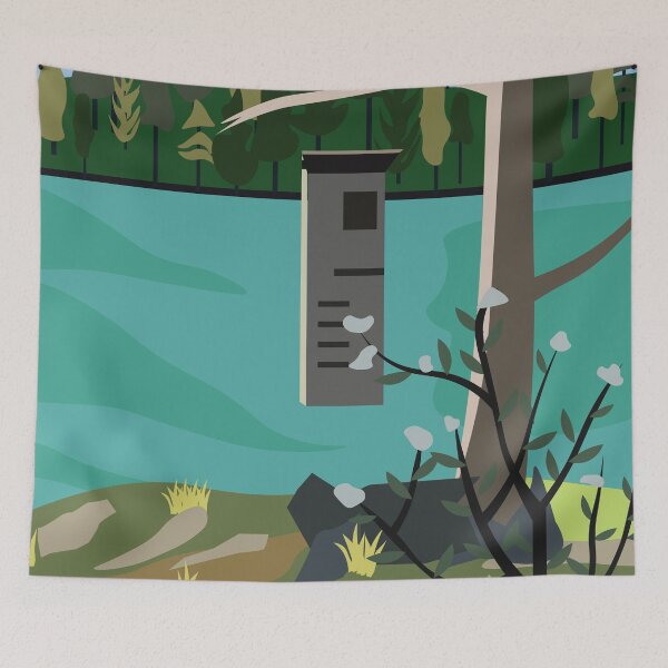 Item preview, Post Falls Community Forest, Gauging Station, Q'emiln Park designed and sold by kind-fish.