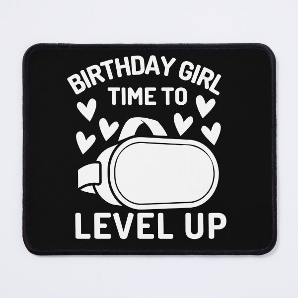 Item preview, Birthday Girl VR Time To Level Up Girls VR Bday Party designed and sold by DadJokeDescript.