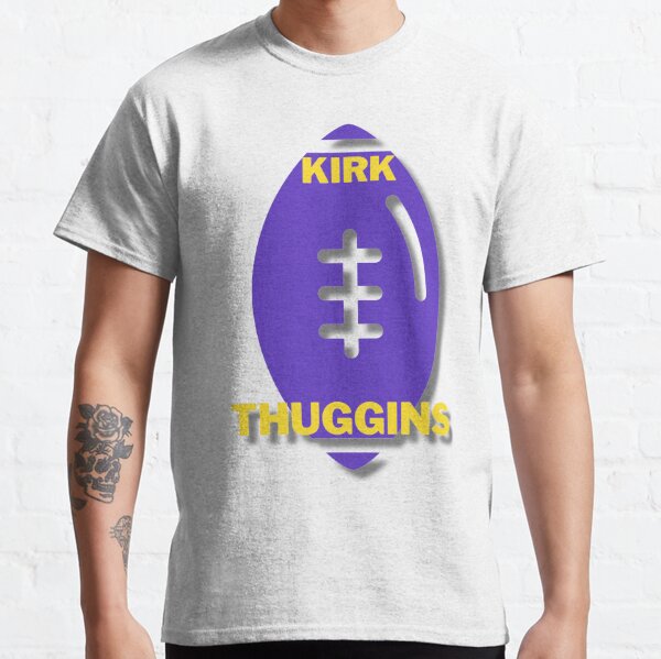 Long Sleeve Purple Vikings Kirk Thuggins Logo T-Shirt Adult at