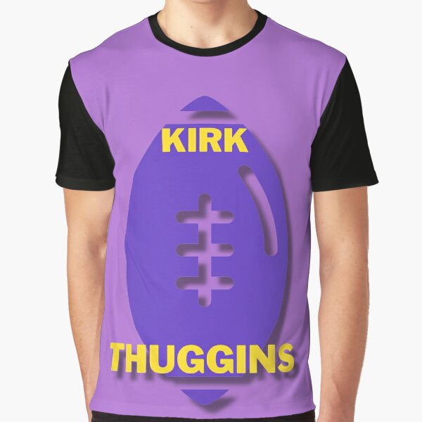 Long Sleeve Purple Vikings Kirk Thuggins Logo T-Shirt Adult at