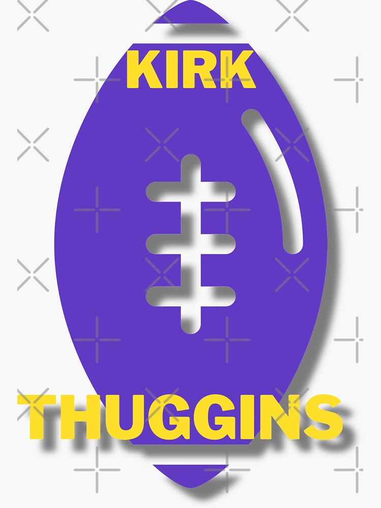 : Purple Vikings Kirk Thuggins Logo Hooded Sweatshirt