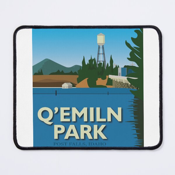 Item preview, Q'emiln Park, Post Falls designed and sold by kind-fish.