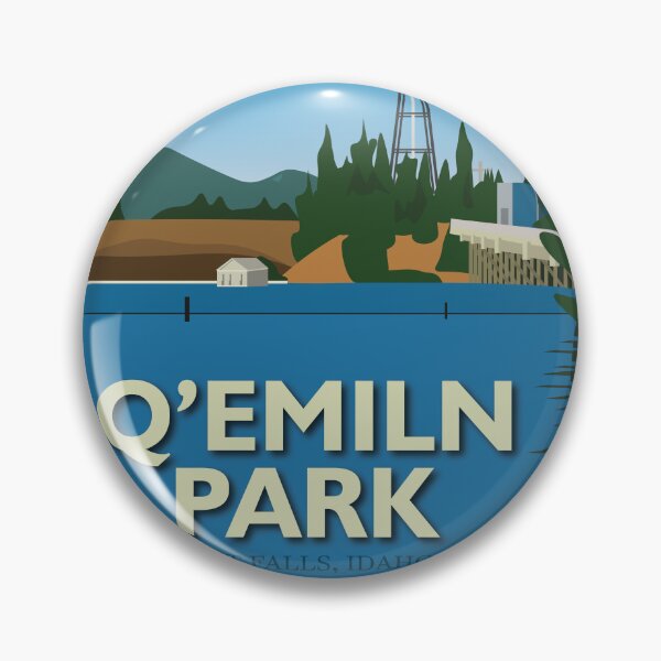 Item preview, Q'emiln Park, Post Falls designed and sold by kind-fish.