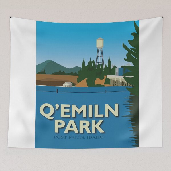 Item preview, Q'emiln Park, Post Falls designed and sold by kind-fish.