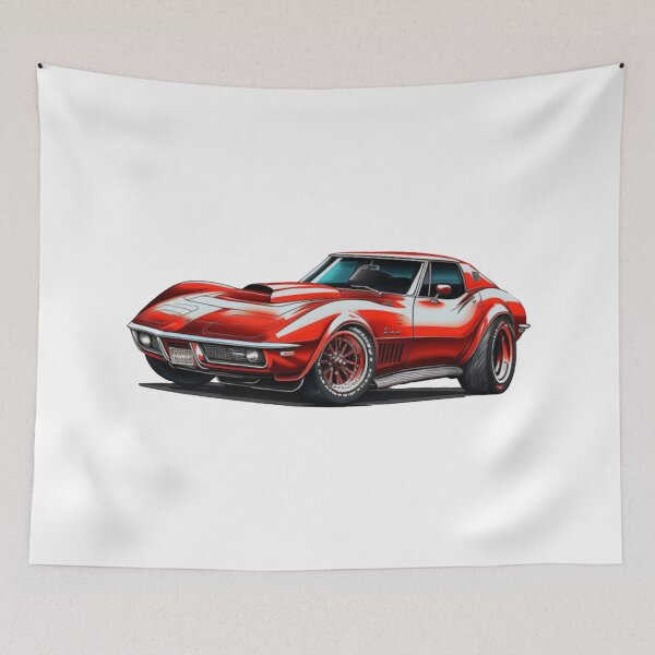 Aperçu de l'œuvre Corvette Stingray 1969 créée et vendue par RandomReviews.