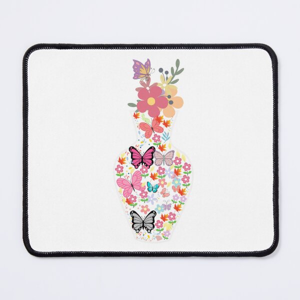 Item preview, Butterfly Pattren With Very Nice Vase And flowers designed and sold by Onasaart.