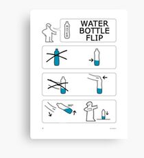 Water Bottle Flip Challenge by IKEA Canvas Print