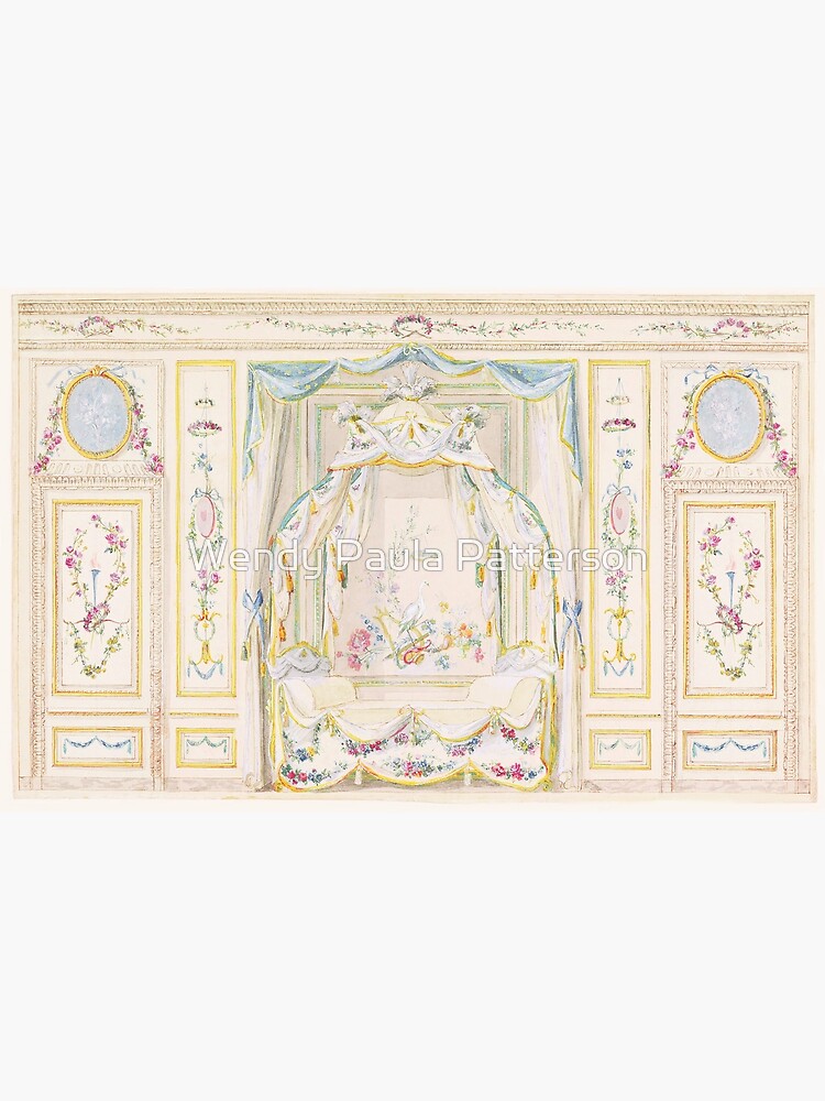 Marie Antoinette, Paris Arabesque Boudoir Poster for Sale by