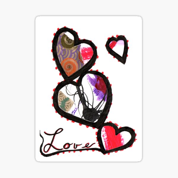Item preview, Love Heart Collage designed and sold by Christine Perry.