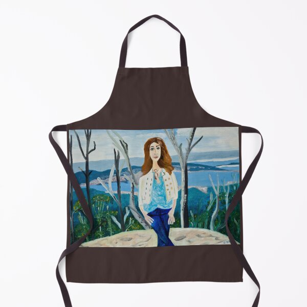 Item preview, Woman at Sphinx Rock Lookout designed and sold by JDLPaintings.