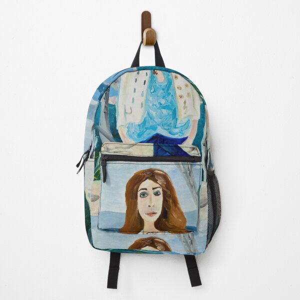Item preview, Woman at Sphinx Rock Lookout designed and sold by JDLPaintings.