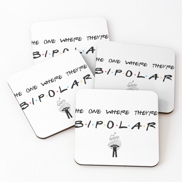 Item preview, Novelty Friend's Inspired Bipolar Artwork designed and sold by KruseCraftwork.