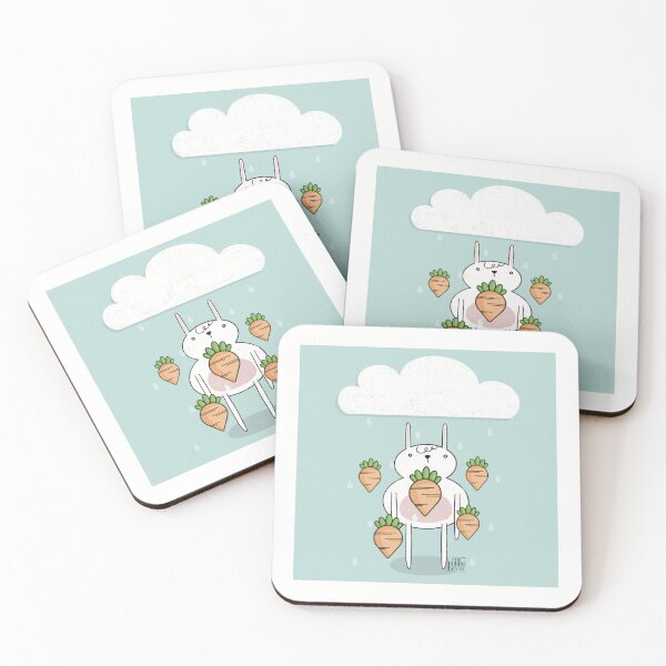Item preview, Pastel Carrot Rain Cloud Bunny designed and sold by TheBunnoBandit.