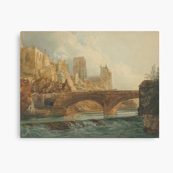 Durham Cathedral and Castle by Thomas Girtin Canvas Print