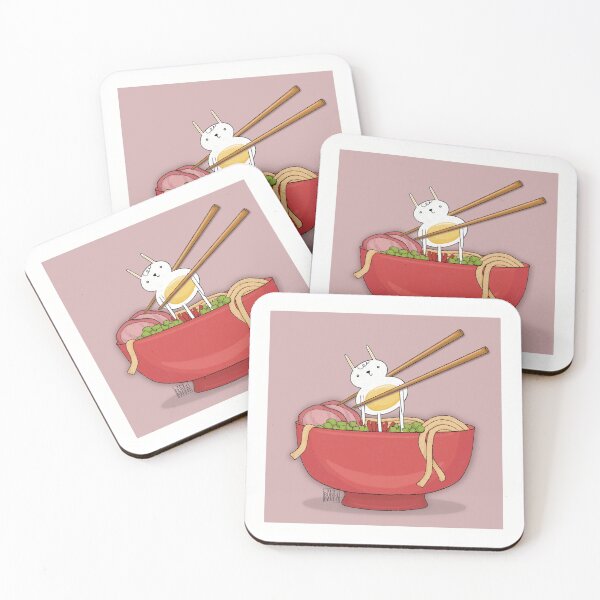 Item preview, Ramen Bowl Runny Egg Chopsticks Bunny designed and sold by TheBunnoBandit.