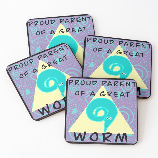 Item preview, Proud Parent of a Great Worm designed and sold by MakeMeASidekick.