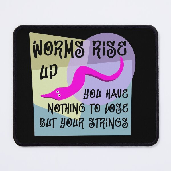 Item preview, Worms Rise Up designed and sold by MakeMeASidekick.