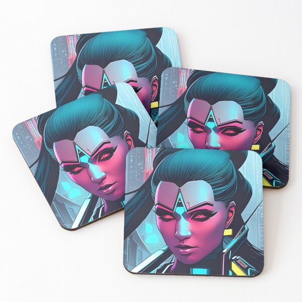 Item preview, Cyberpunk Hotties (26) - Beautiful Sci fi Women designed and sold by TheThirdEye.
