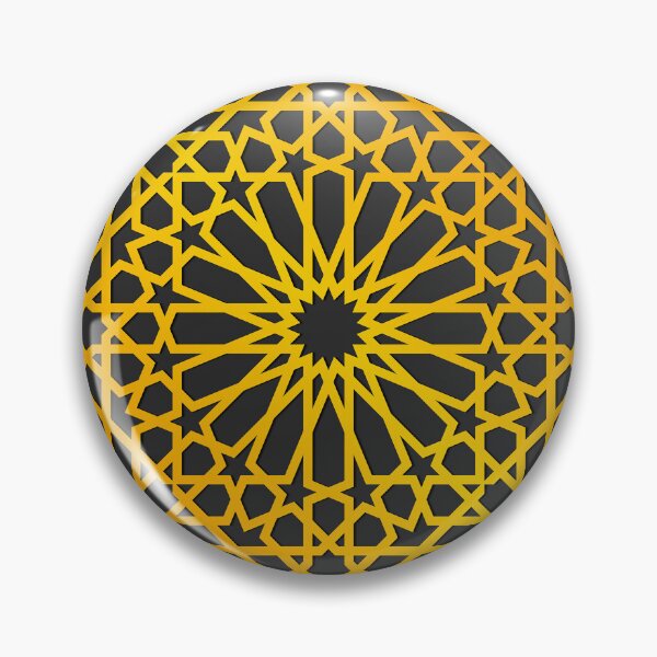 Item preview, Geometric ornament in arabian style. Gold arabesque pattern. designed and sold by Patternomania.