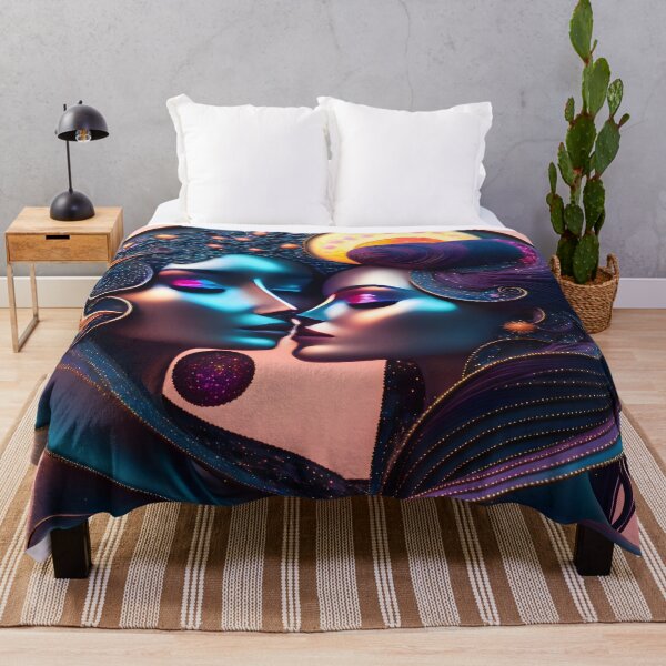 Item preview, Sun and Moon Kissing designed and sold by @adorcharm Modern & Classic AI Art.
