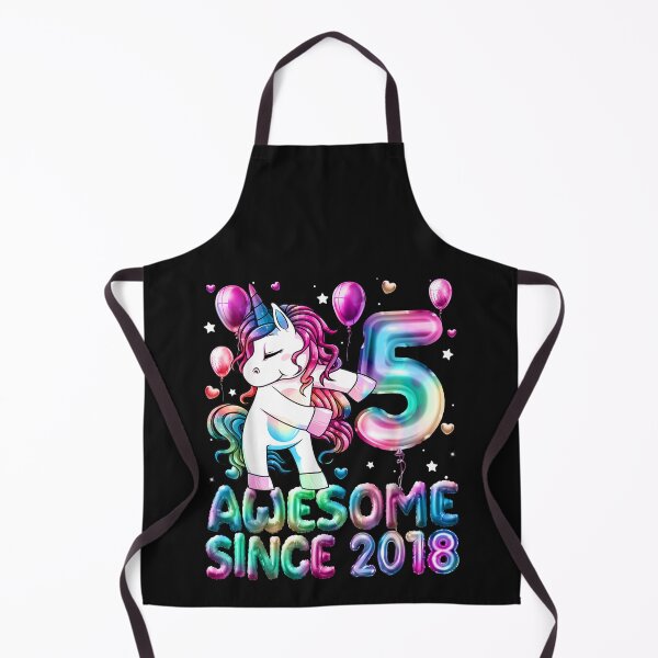 Item preview, 5 Years Old Unicorn Flossing 5th Birthday Girl Unicorn Party T-Shirt designed and sold by Baron-Hagen.