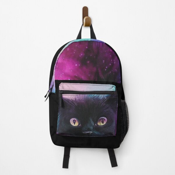 Item preview, Galaxy Black Cat designed and sold by rainbowsinks.