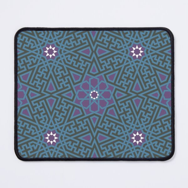 Item preview, Geometric ornament in arabian style. Purple arabesque pattern. designed and sold by Patternomania.