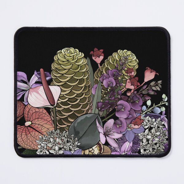 Item preview, Australian Vintage Tropical Summer Wildflowers designed and sold by Sketchbook Designs.