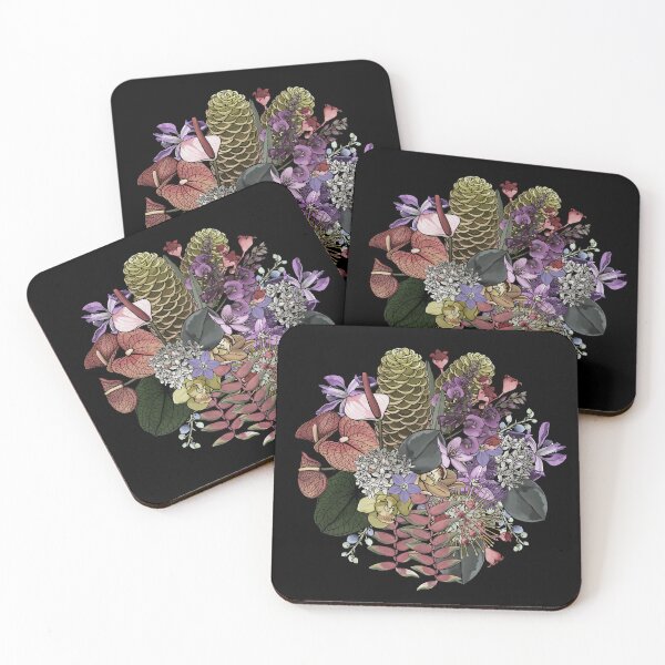 Item preview, Australian Vintage Tropical Summer Wildflowers designed and sold by Sketchbook Designs.