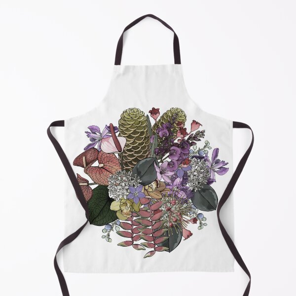 Item preview, Australian Vintage Tropical Summer Wildflowers designed and sold by Sketchbook Designs.