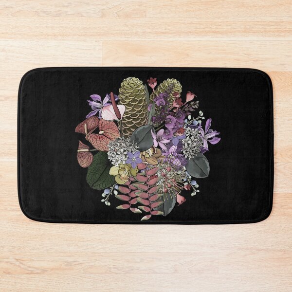 Item preview, Australian Vintage Tropical Summer Wildflowers designed and sold by Sketchbook Designs.