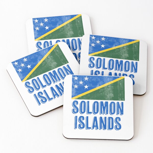 Item preview, Flag of Solomon Islands "Grunge" look. designed and sold by KTSubz Faith & Fun Designs.