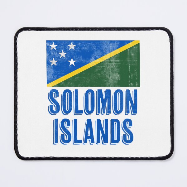 Item preview, Flag of Solomon Islands "Grunge" look. designed and sold by KTSubz Faith & Fun Designs.